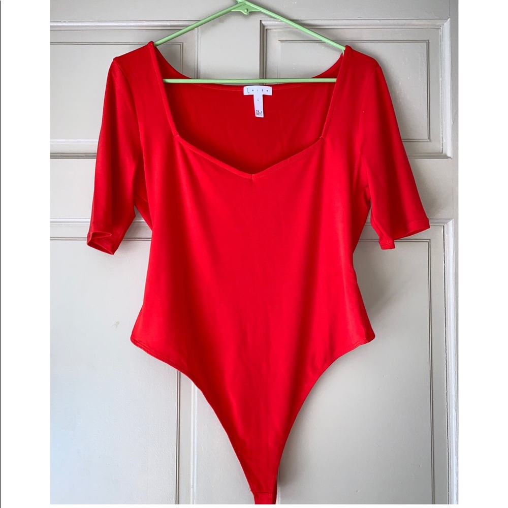 Leith Red Bodysuit